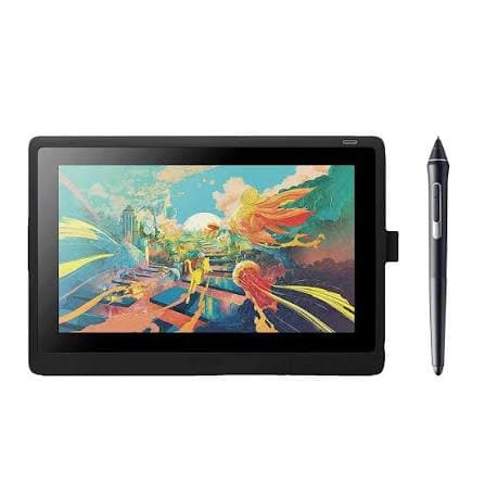 Wacom graphics tablet workspace