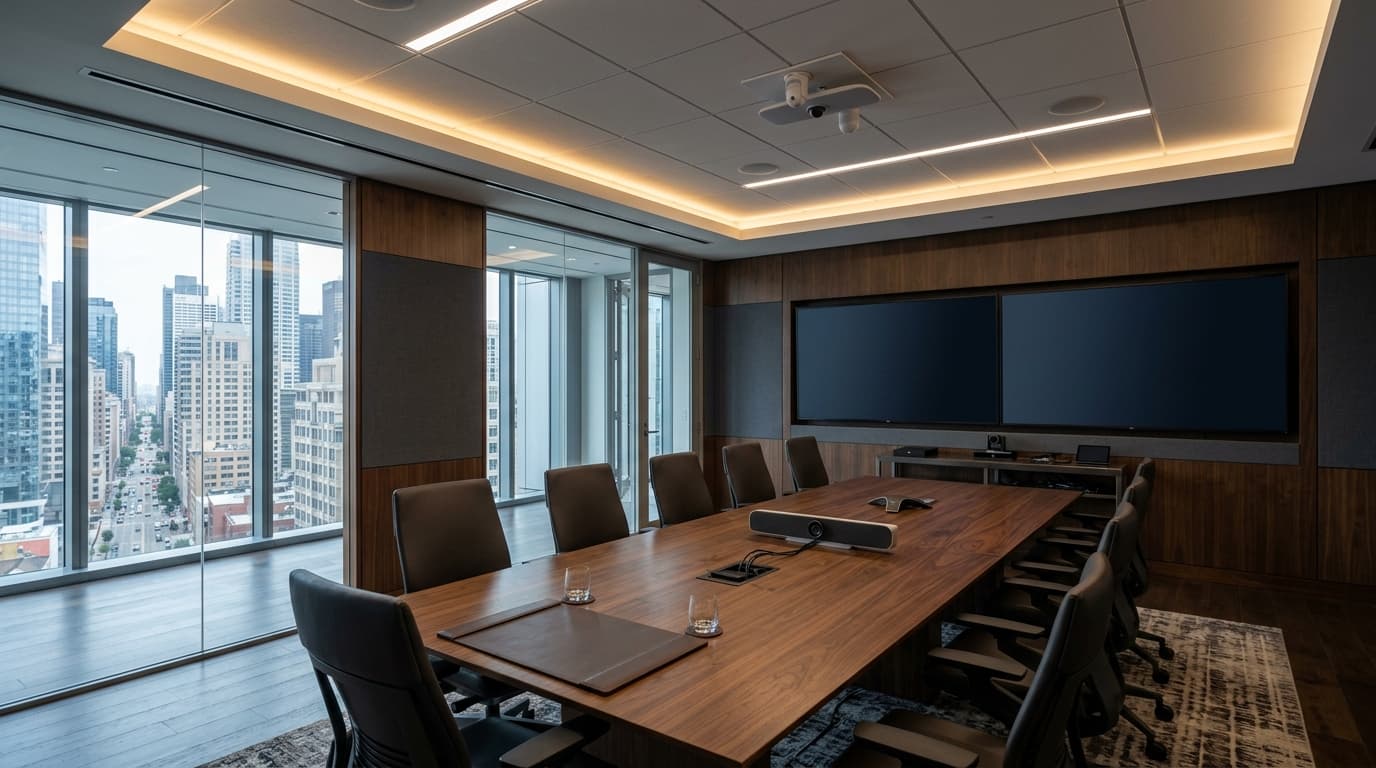 Executive Hybrid Boardroom