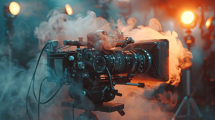 Cinema camera production setup